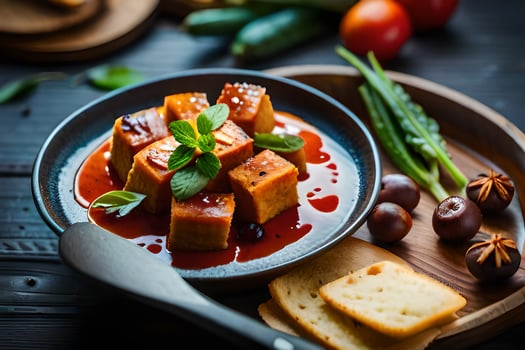 the best tofu recipes for vegetarians and vegans. AI-Generated photo