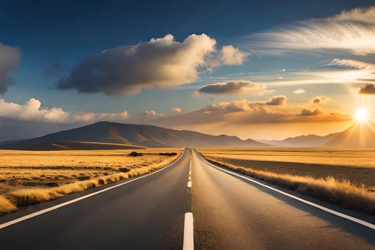 the road to success is paved with good intentions. AI-Generated photo