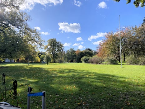 A view of a park in London showing the Autumn Colours photo