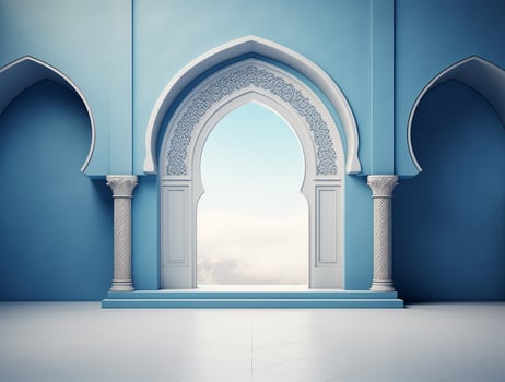 Ramadan kareem traditional islamic festival religious social media post design ai generated photo