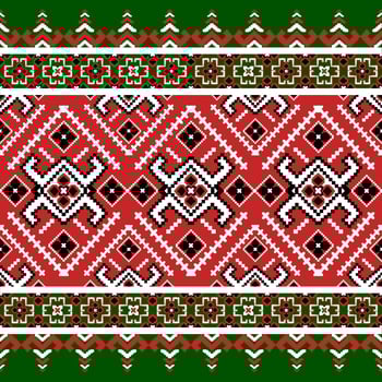 Christmas fair isle pattern background for fashion textiles, knitwear and graphics photo
