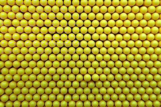 Abstract dots background in yellow colors. photo