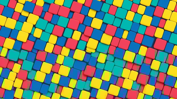 seamless background bright rich geometric abstraction Endless repeating tile. photo