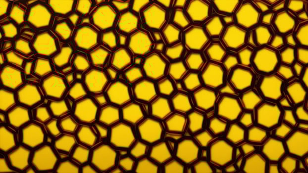 abstract background with hexagons. abstract metal background. photo