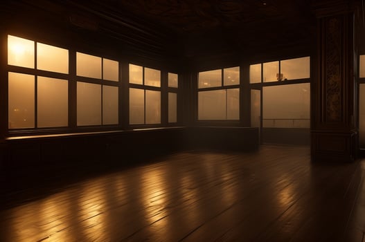 Interior of empty room background. photo