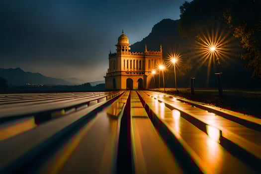 photo wallpaper the sky, the city, the bridge, the bridge, the bridge, the bridge. AI-Generated