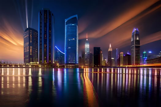photo wallpaper night, the city, the city lights, the city lights, the city lights,. AI-Generated