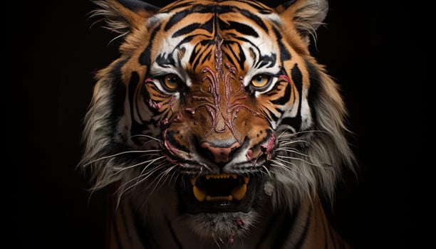 tiger feline mammal photo