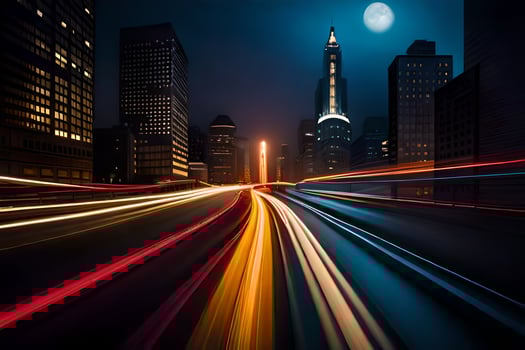 city lights, cityscape, cityscape, cityscape, cityscape, cityscape, city. AI-Generated photo