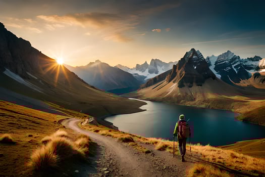 the best places to visit in the world. AI-Generated photo