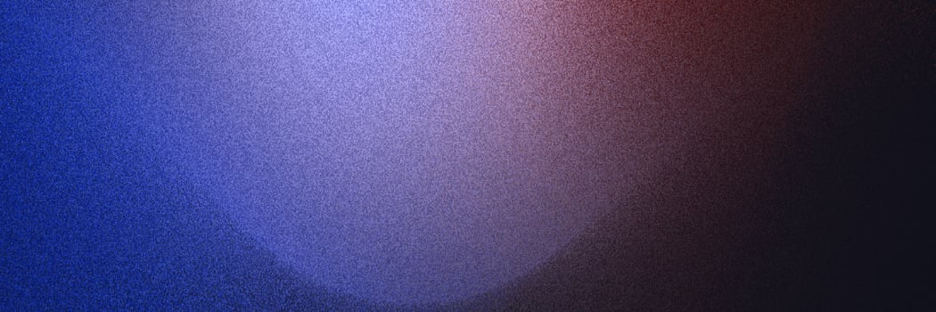 Abstract color gradient film grain texture background, gradient texture for web banner and hot sale, blurred orange purple red blue gray white free forms on black, noise texture effect warm tone photo