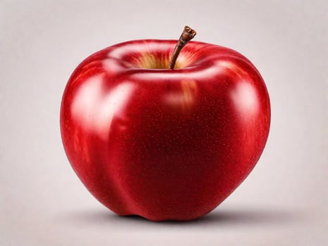 fresh red-green apples isolated on a transparent background. photo