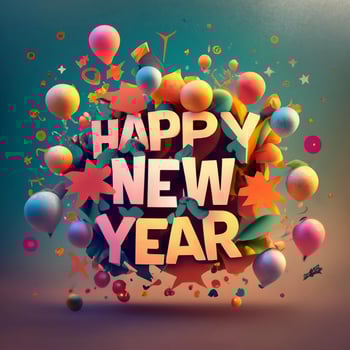 Wishing you a happy new year photo