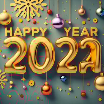 Wishing you a happy new year photo