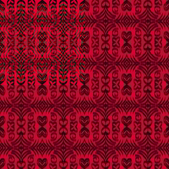 Ikat seamless pattern background, design for the creation texture,fabric,clothing,wrapping,decoration,scarf,sarong. Motif ethnic handmade beautiful Ikat design. photo