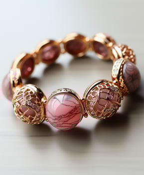 AI generated luxury gold silver and diamond jewelry - AI Generated photo