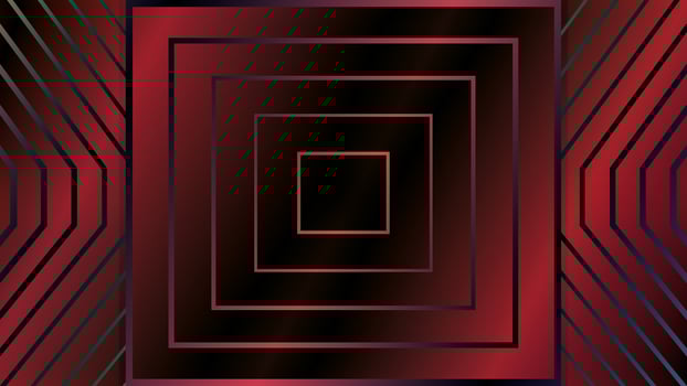 a red and black background with a square in the middle, Abstract background with squares and lines. Vector illustration photo
