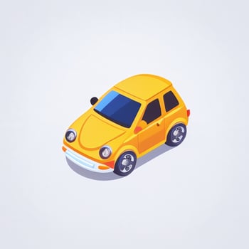 AI generated Toy Car Avatar Icon Clip Art Sticker Decoration Simple Background photo
