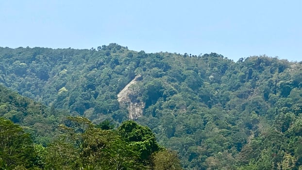 beautiful natural views of mountainous areas photo