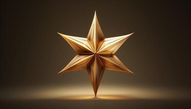 AI generated Angle star photo
