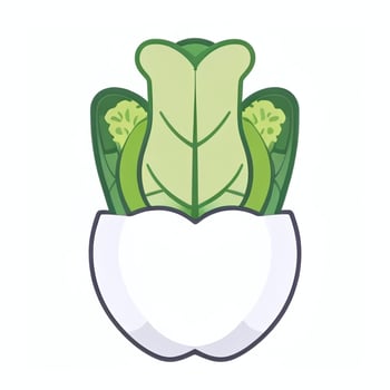 AI generated Various Weird Vegetable Avatar Icon Clip Art Sticker Decoration Simple Background photo