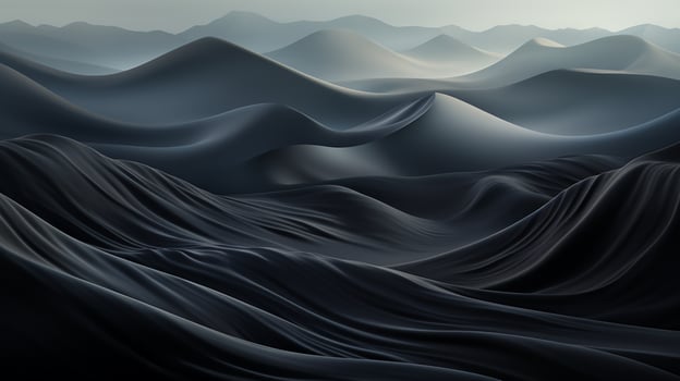 AI generated colorful wave banner background photo