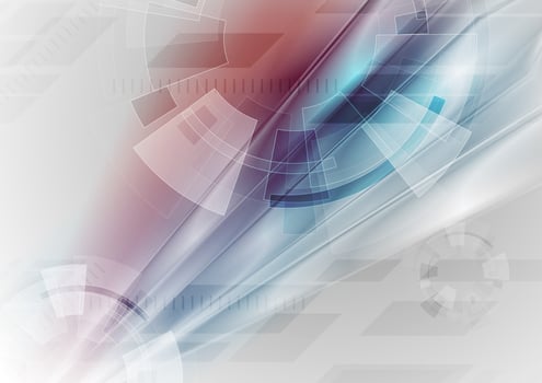Sci-fi bright abstract technology background photo