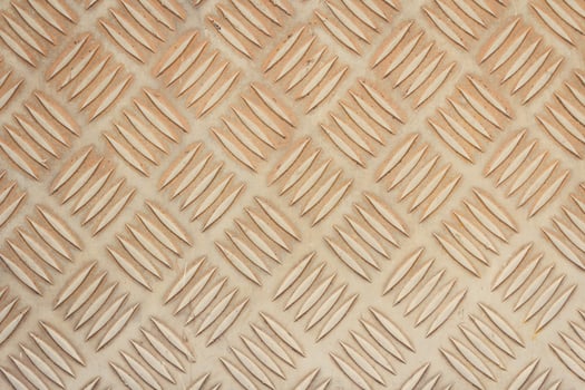 Old stainless steel floor plate photo