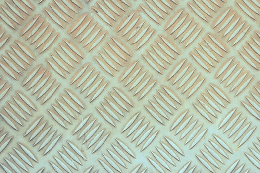 Old stainless steel floor plate photo