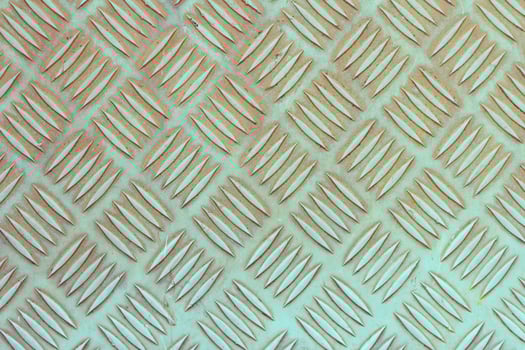 Old stainless steel floor plate photo