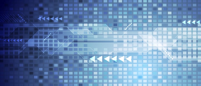 Blue abstract technology digital background photo