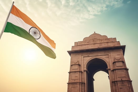 AI generated india india flag india india india india india india india photo