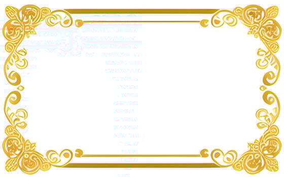 AI generated Luxury flower border frame illustration photo