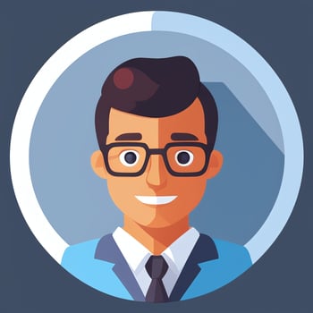 AI generated Doctor Medic Avatar Icon Clip Art Sticker Decoration Simple Background photo