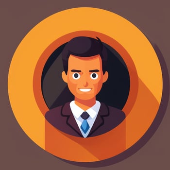 AI generated Doctor Medic Avatar Icon Clip Art Sticker Decoration Simple Background photo
