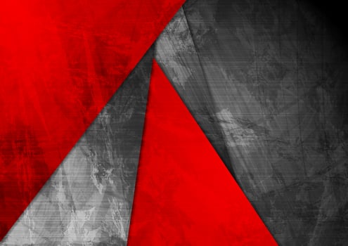 Grunge material red black corporate background photo