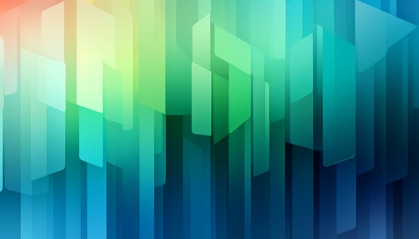 AI generated Glowing green meadow, illuminated by shiny abstract nature generated by AI photo