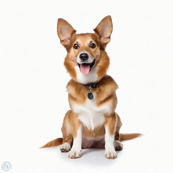 AI generated DOG STUDIO PHOTOGRAPHY photo