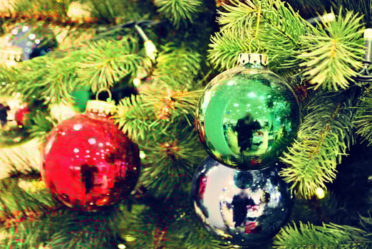 Christmas Decoration Background. photo