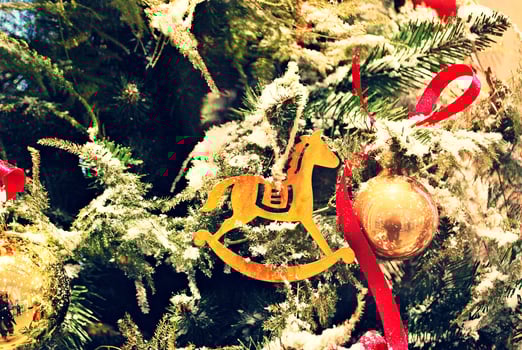 Christmas Decoration Background. photo