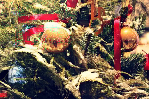Christmas Decoration Background. photo