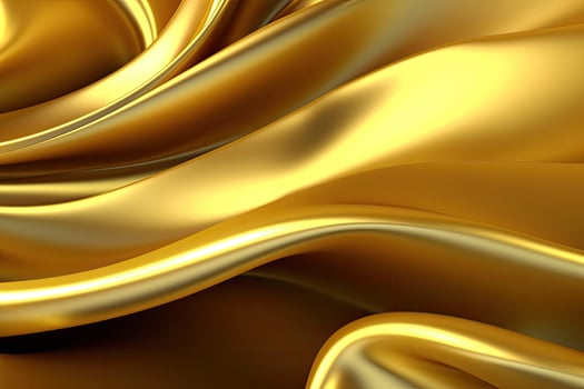 AI generated Gold background or texture and gradients shadow. AI Generative. photo