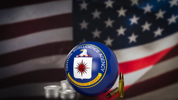 The  CIA or Central Intelligence Agency is the principal foreign intelligence agency of the United States government image 3d rendering photo