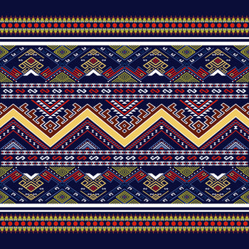 Thai and Global Fabric Fusion, Exquisite Patterns and Cultural Tapestry, Thai Silk Heritage, Thai and ancient Asian cultural fabric pattern, Thai elephant photo