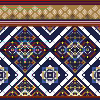 Thai and Global Fabric Fusion, Exquisite Patterns and Cultural Tapestry, Thai Silk Heritage, Thai and ancient Asian cultural fabric pattern, Thai elephant photo