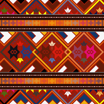 Thai and Global Fabric Fusion, Exquisite Patterns and Cultural Tapestry, Thai Silk Heritage, Thai and ancient Asian cultural fabric pattern, Thai elephant photo