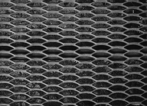 Metal net circle photo