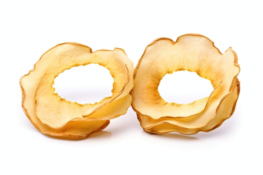 AI generated Dried apple rings clipart photo