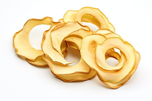 AI generated Dried apple rings clipart photo