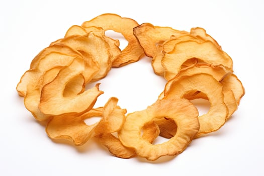 AI generated Dried apple rings clipart photo